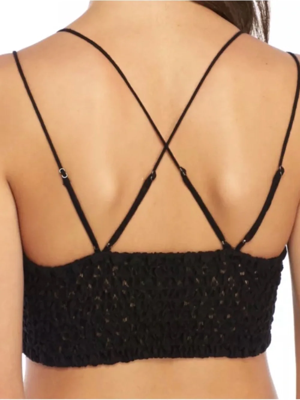 Free People Lace Black Bralette